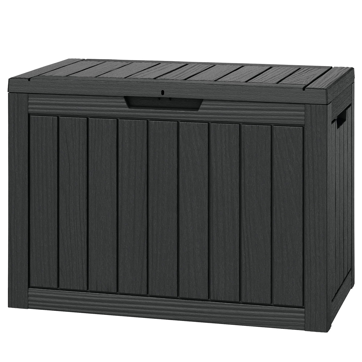 Outdoor Storage Waterproof Deck Box for Patio (45 Gallon, Grey)