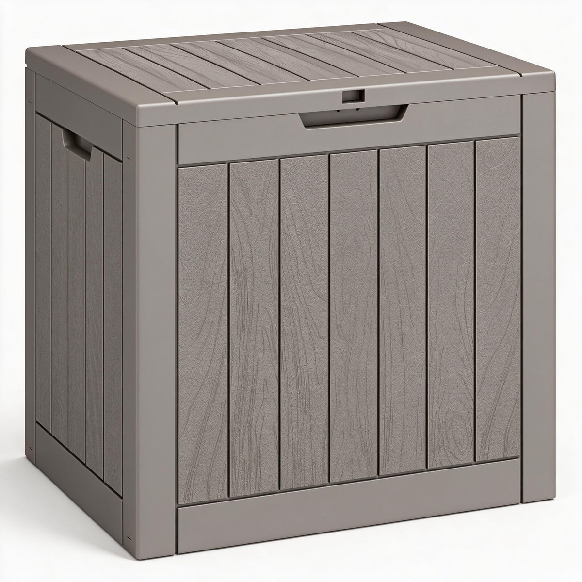 NUNU LAB 35 Gal Outdoor Storage Box Waterproof Lockable,Deck Box,Black