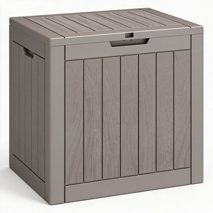 NUNU LAB 35 Gal Outdoor Storage Box Waterproof Lockable,Deck Box,Black