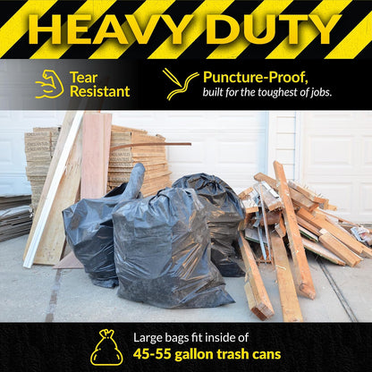 Reli. Contractor Garbage Bags 55 Gallon