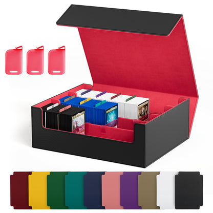 UAONO Trading Card Storage Box Holds 2400+ Cards, Bulk Card Storage
