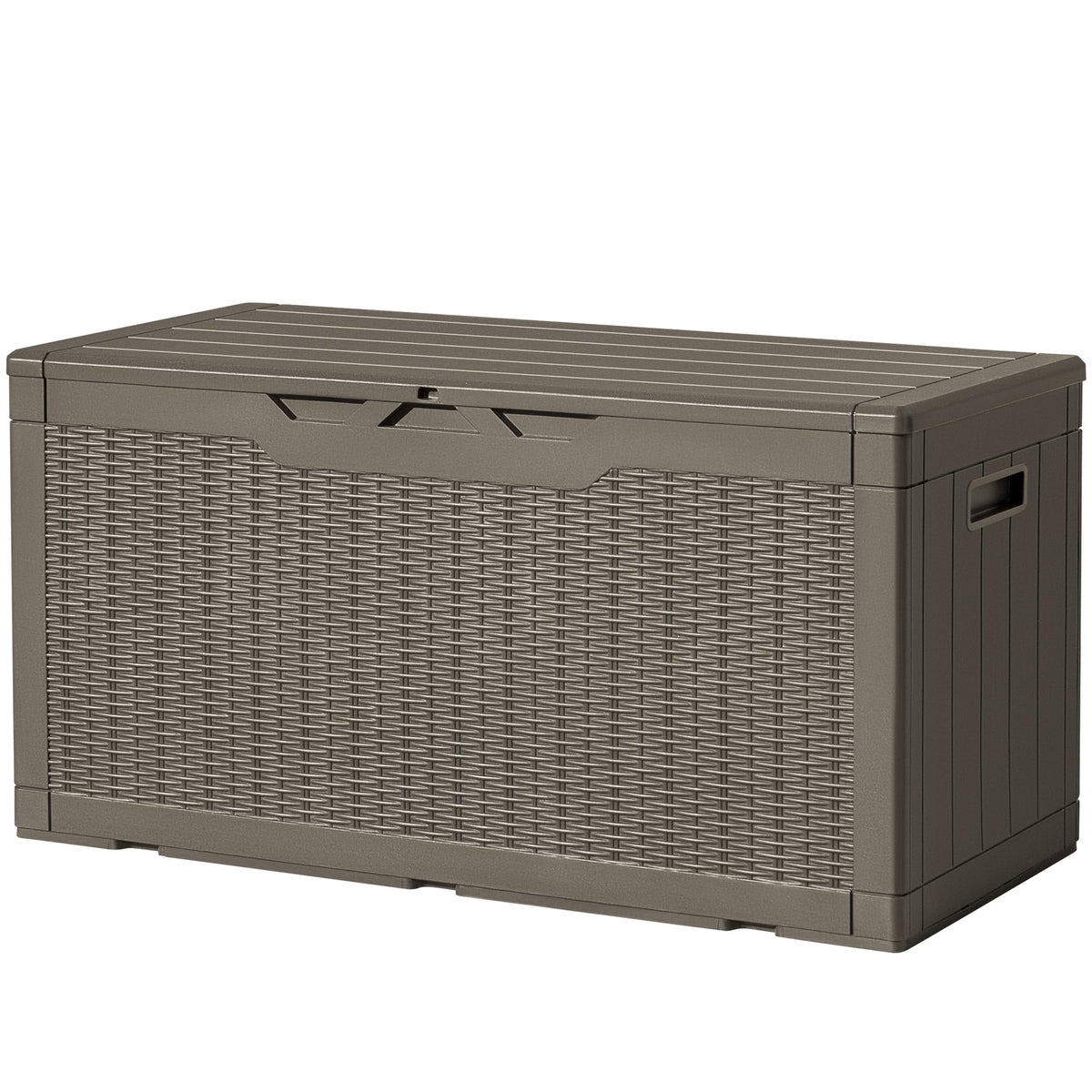 Devoko 78 Gallon Deck Box, Waterproof Resin Outdoor Storage Box