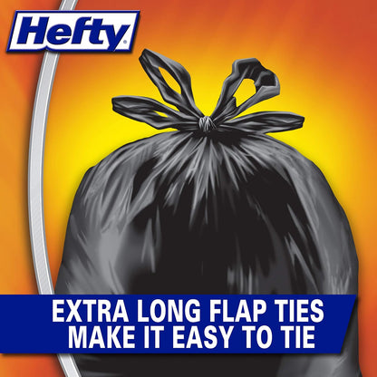 Hefty Load and Carry Contractor 42 Gallon Trash Bags, 3.0 Mil, 26ct