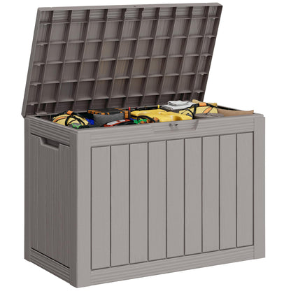 KAMABOKO Outdoor Storage Box, 150 Gallon Deck Box Outdoor Waterproof