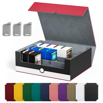 UAONO Trading Card Storage Box Holds 2400+ Cards, Bulk Card Storage