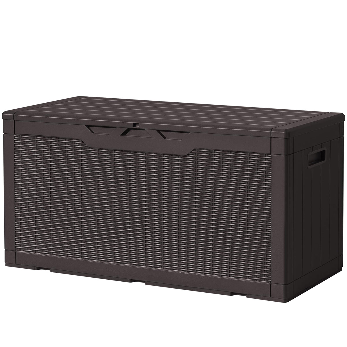 Devoko 78 Gallon Deck Box, Waterproof Resin Outdoor Storage Box