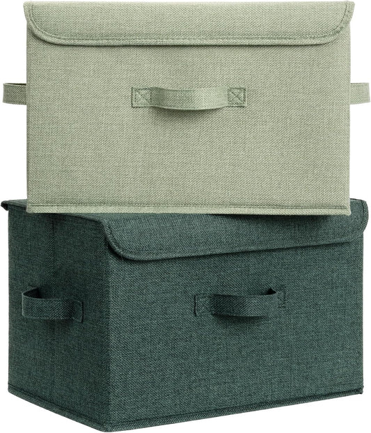 GRANNY SAYS Memory Keepsake Storage Box, Fabric Storage Bins with Lids