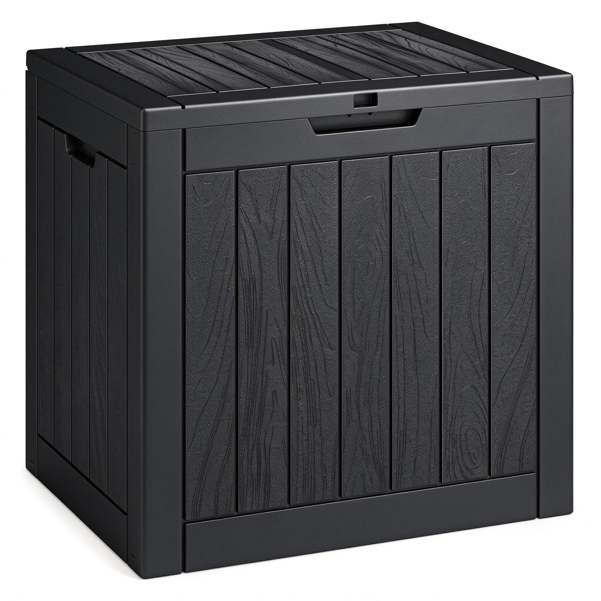 NUNU LAB 35 Gal Outdoor Storage Box Waterproof Lockable,Deck Box,Black