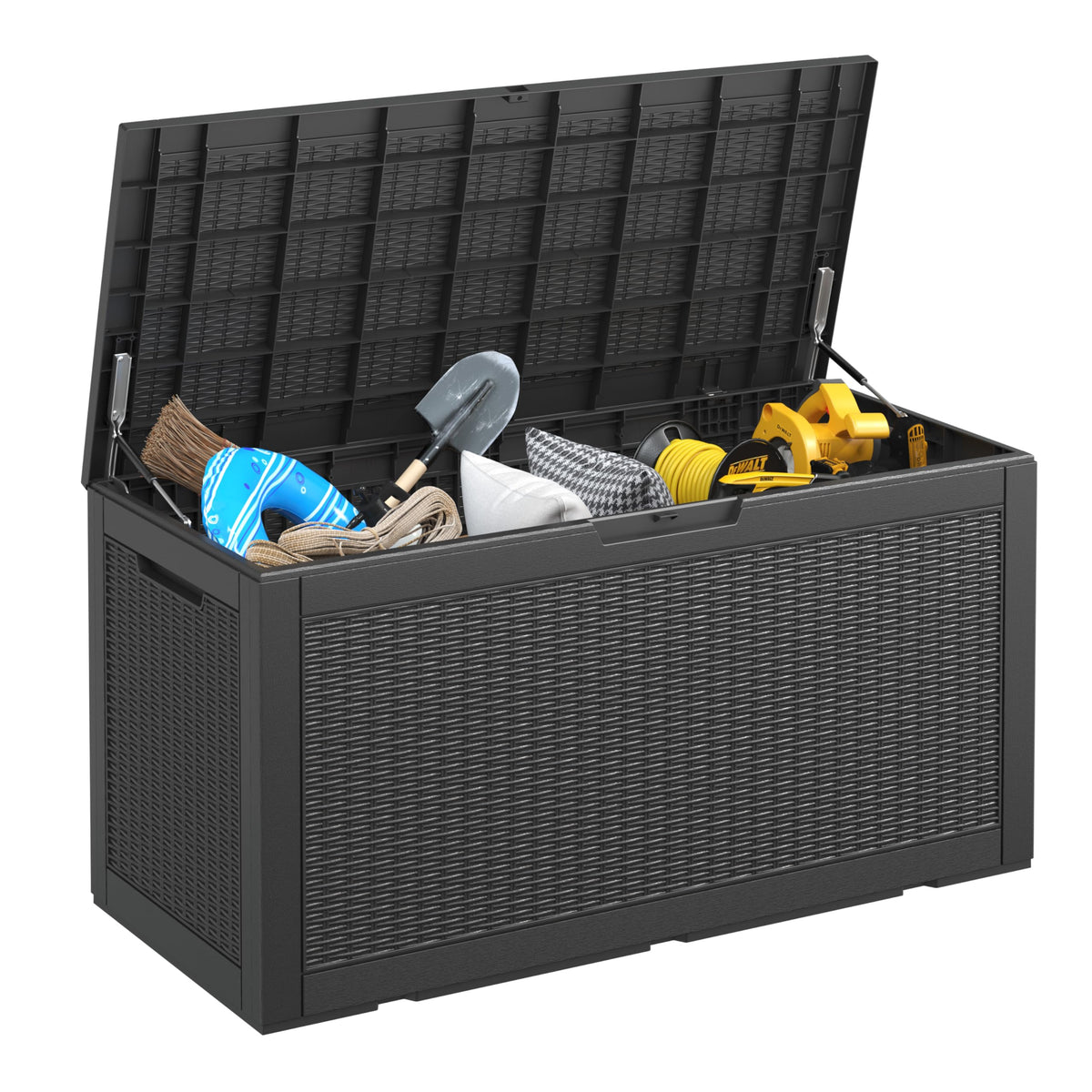 KAMABOKO Outdoor Storage Box, 150 Gallon Deck Box Outdoor Waterproof